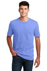 District Perfect Blend CVC Tee DM108 (Color: Electric Purple Heather, size: XS)