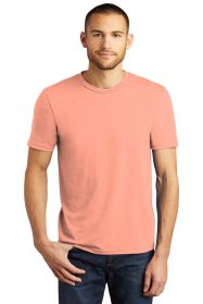 District Perfect Tri Tee DM130 (Color: Heathered Dusty Peach, size: 2XL)
